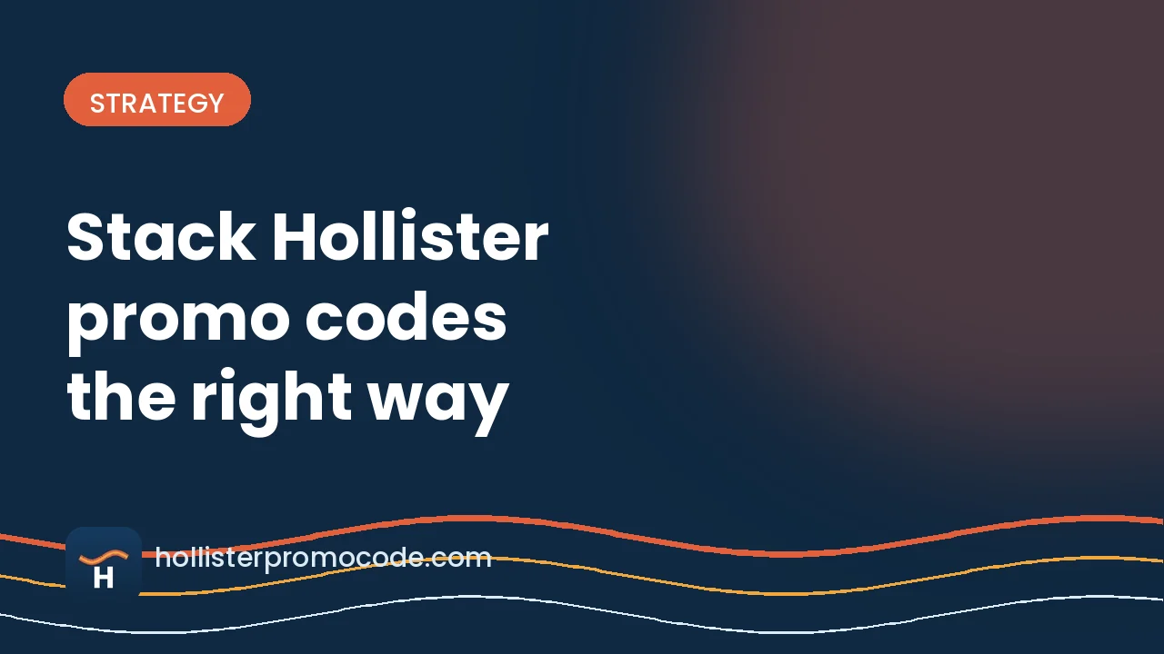 Layering a Hollister promo code with bundles and points