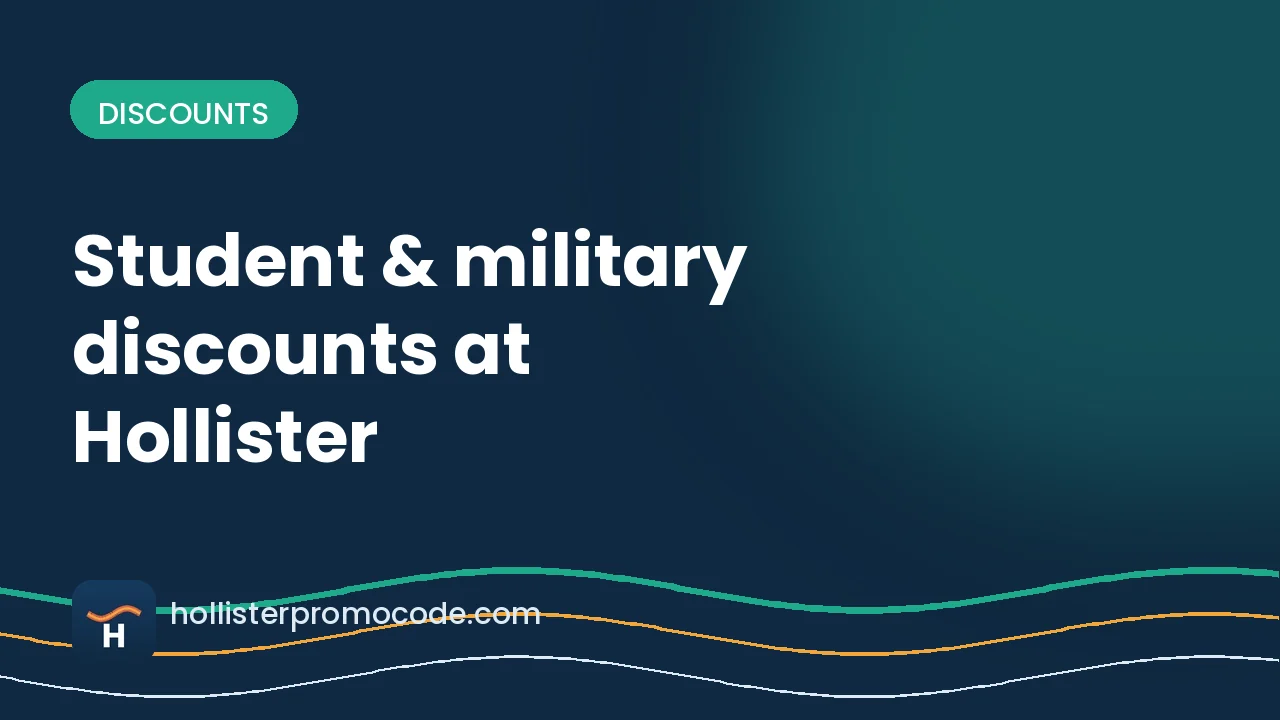 Hollister student and military discount verification